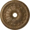 Ekena Millwork Tomango Egg & Dart Medallion (Canopies up to 6 3/4"), 27 7/8"OD x 3 7/8"ID x 2 1/2"P, Rubbed Bronze CM27TORZS - alternate 1